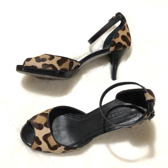 Talbots strappy peep toe high heel shoes - Picture 4 of 5